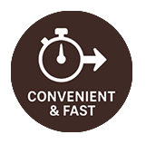 CONVENIENT & FAST
