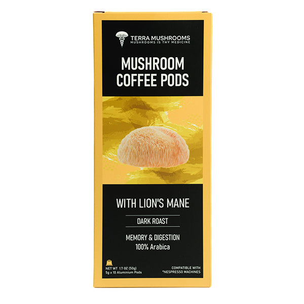 Mushroom Coffee Pods With Lion’s Mane