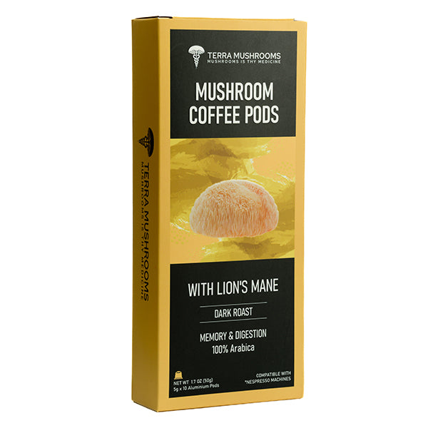Mushroom Coffee Pods With Lion’s Mane